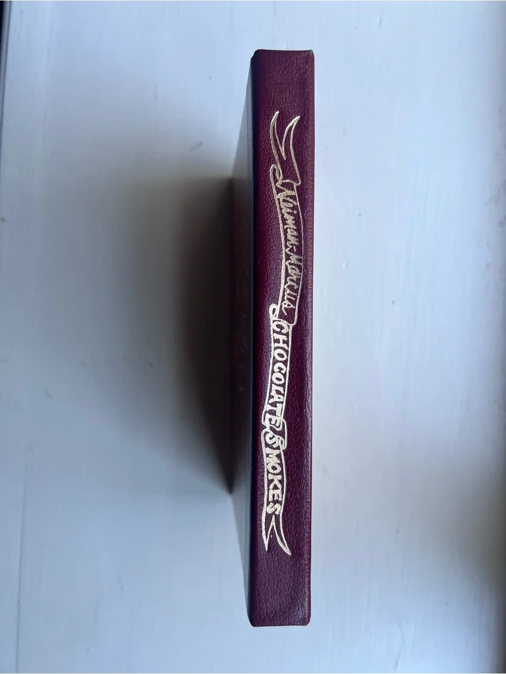Vintage Neiman Marcus Book Box Victorian Tennis 1889 Chocolate Cigar Wood Tray